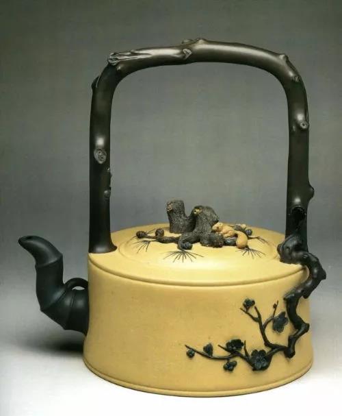 10種最美花器提梁壺，精美別致雕花紫砂壺!